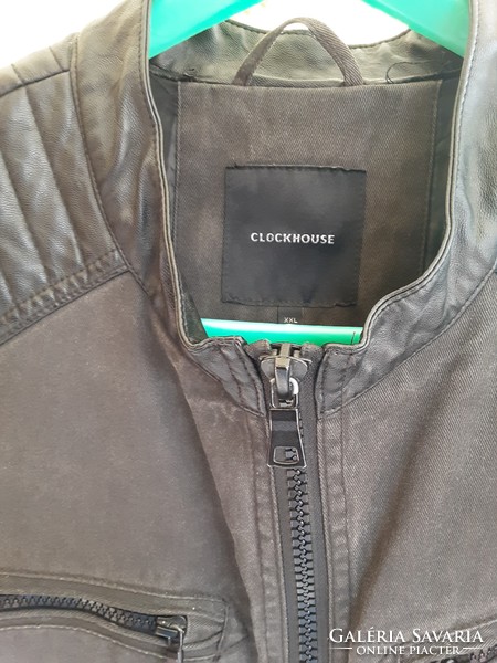 Clockhouse xxl men's jacket combined with faux leather