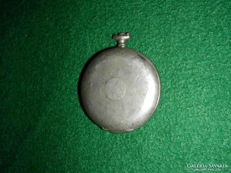 Cylinder pocket watch in silver case repair