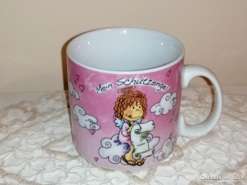 Angelic cup, cocoa mug for little girls