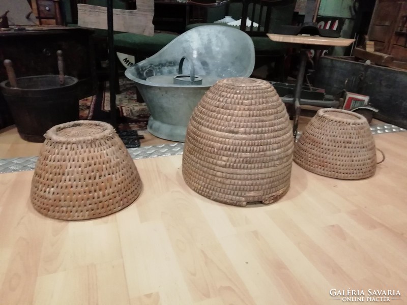 Custom lamps, ceiling lamp, old horn and beehive lamps