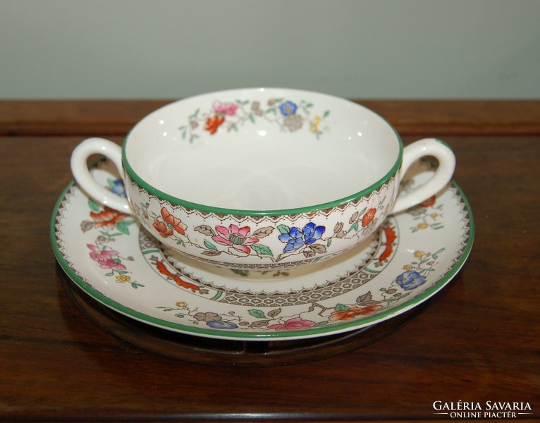 Copeland spode chinese rose patterned soup cup