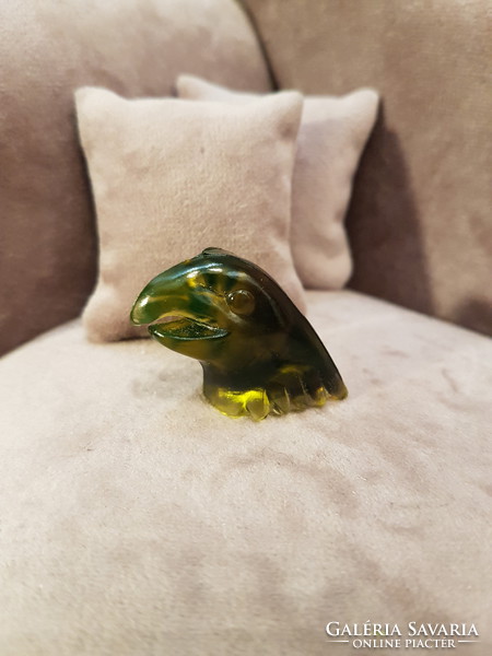 Lalique glass eagle head