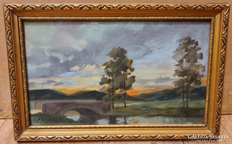 Cozy landscape from an unknown painter