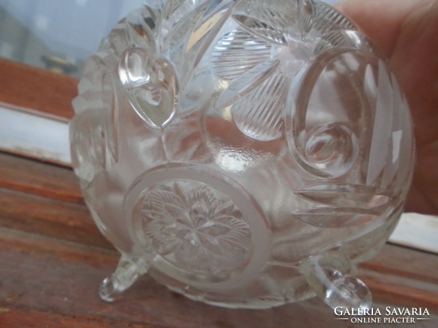 Art deco bohemia karl ball? Crystal glass jewelry box or bonbonier large size