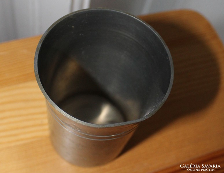Small tin cup