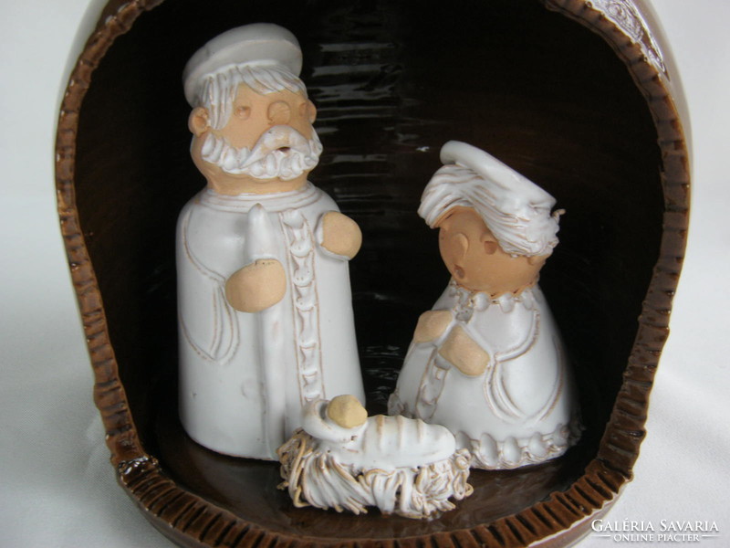 Mária Szilágyi, ceramic artist, Nativity Holy Family