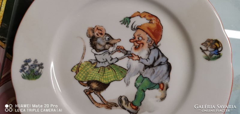 Bavaria dwarf mouse on children's plate