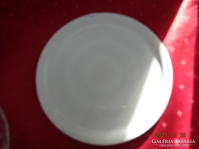 German porcelain cake bowl, white, diameter 33 cm. He has!