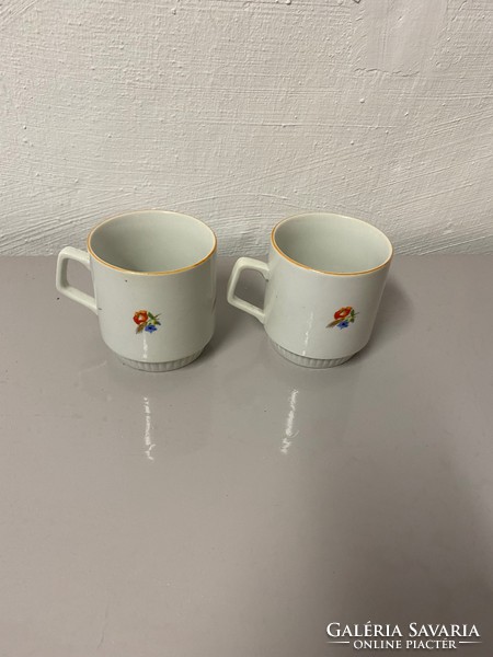 Zsolnay poppy mugs