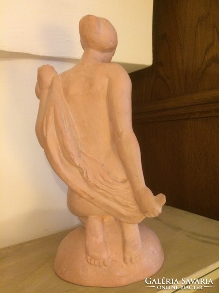 Female nude terracotta, 29 cm high
