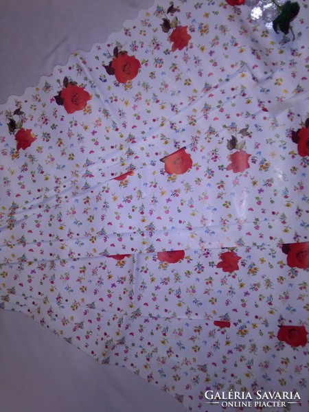 Vintage rózsás stelázsi papír, polc csík - kilenc darab együtt