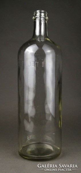 1G917 Régi nagyméretű ÉTELECET üveg palack 27 cm