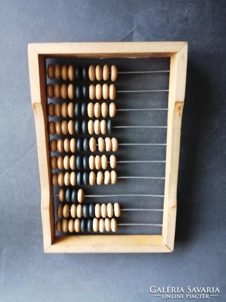 Antique wooden abacus school aid - ep