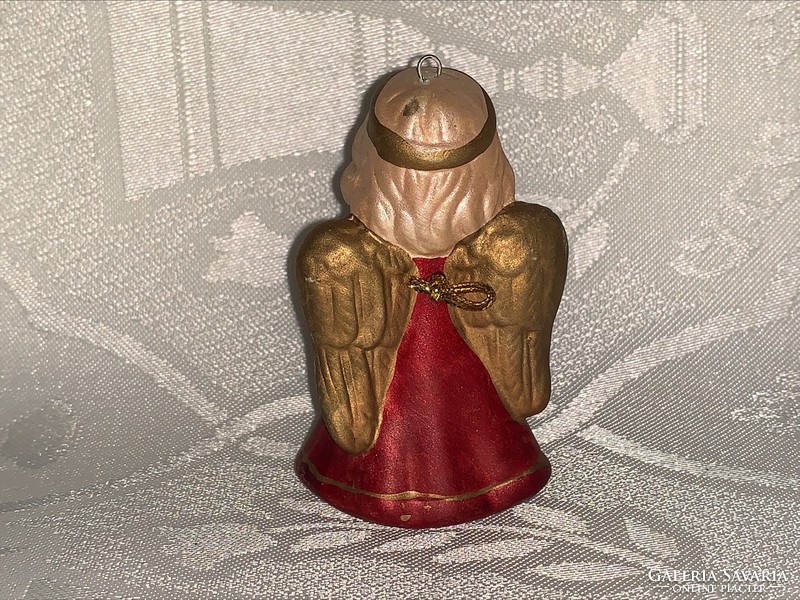 Ceramic angel bell is also a Christmas tree ornament, an angel