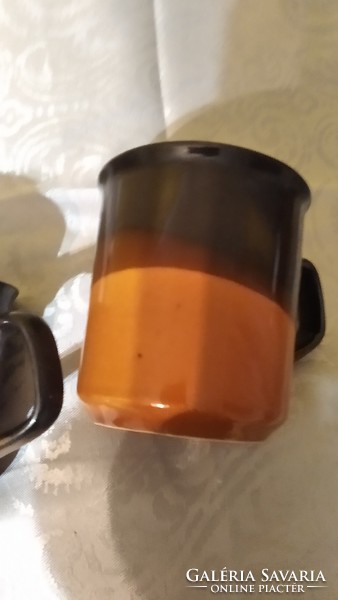 Kerámia teás csésze párban  1600ft