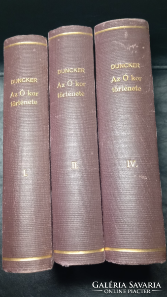 Duncker. History of the Old Age i, ii, iv.