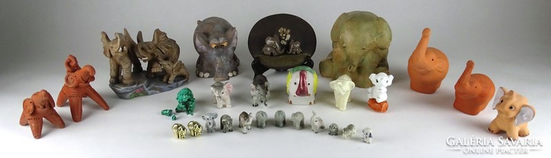 1G952 mixed damaged elephant collection pack of 27 pieces