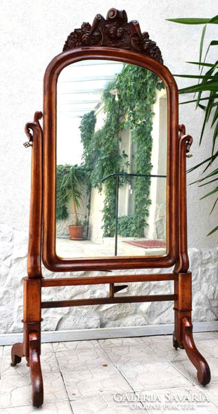 Antique standing or tailoring mirror