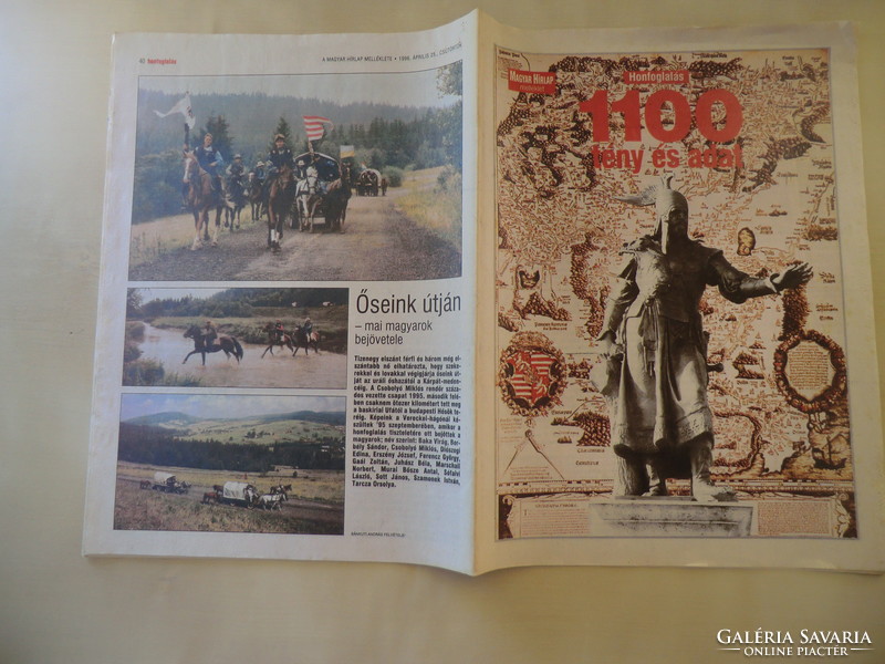 Conquest 1100 facts and figures Hungarian newspaper supplement April 25, 1996