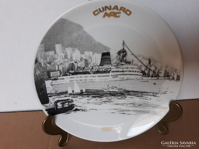 Beautiful nautical porcelain wall plate