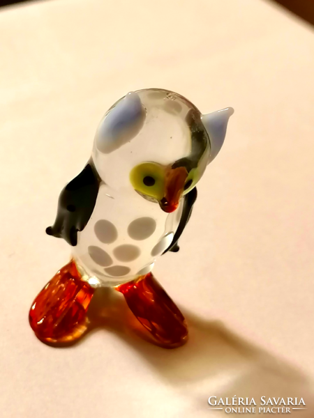 Owls colored glass (112)