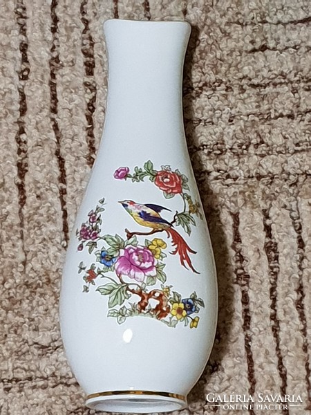 Eredeti Hollóházi paradicsommadaras első osztályú porcelán váza 1db