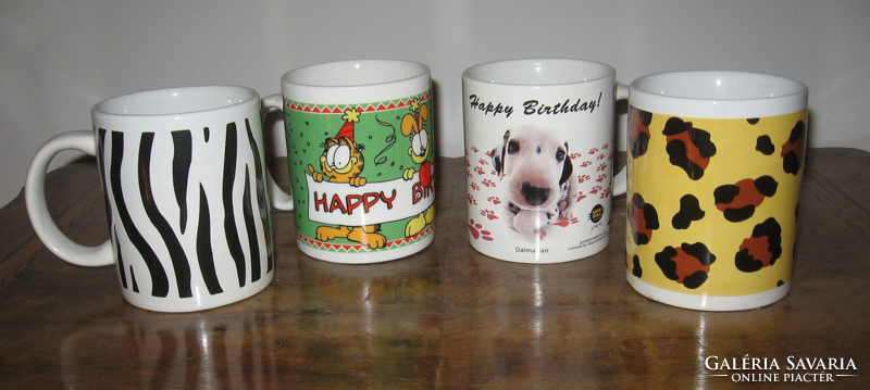 Pack of 4 large mugs