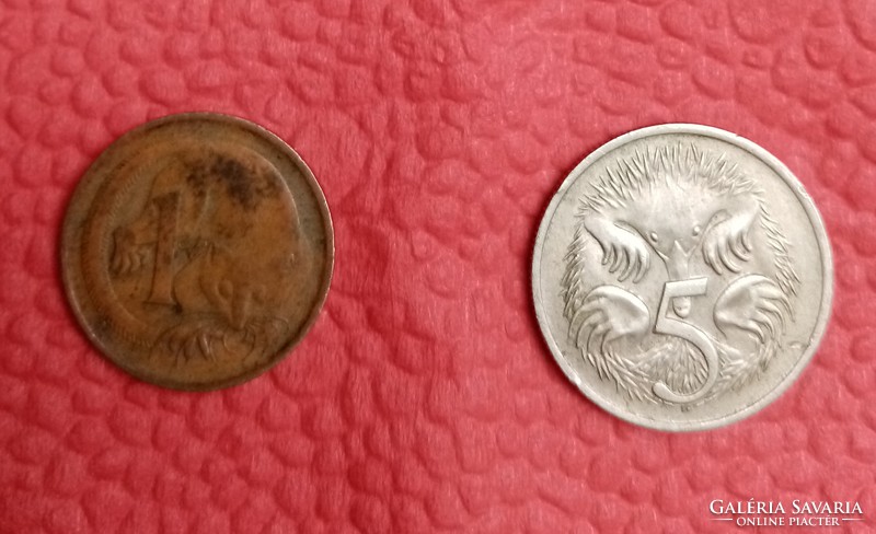 Australian 1 and 5 cents