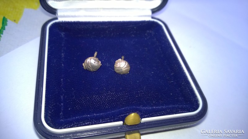 Fish silver stud earrings 925