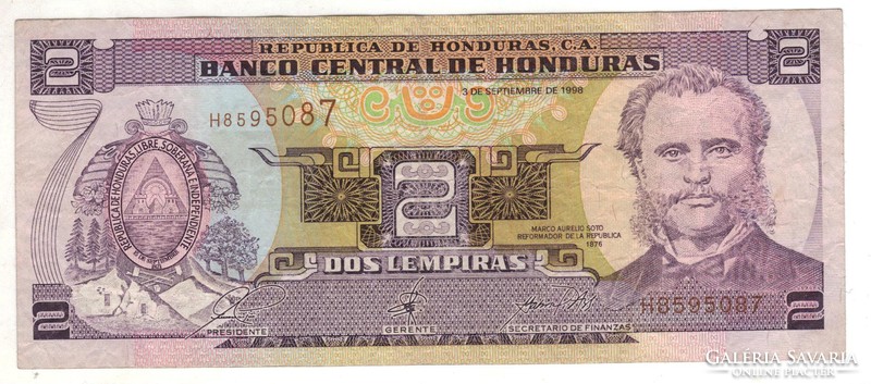 2 lempira 1998 Honduras