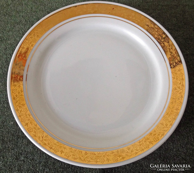 Golden-edge lowland porcelain cake plates