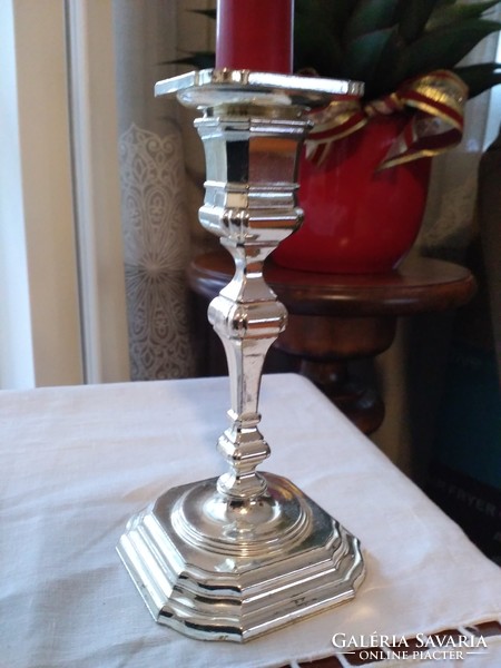 Wmf silver plated candle holder