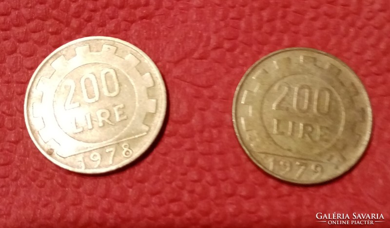 200 Italian lira 1978.1979