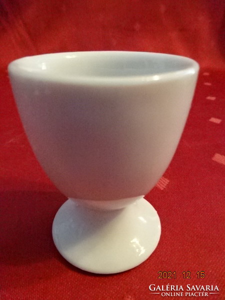 German porcelain white egg holder, height 6 cm. He has!