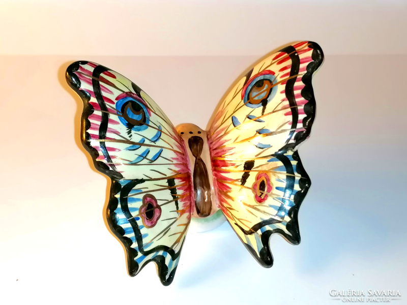 Rare, large craft ceramic butterfly
