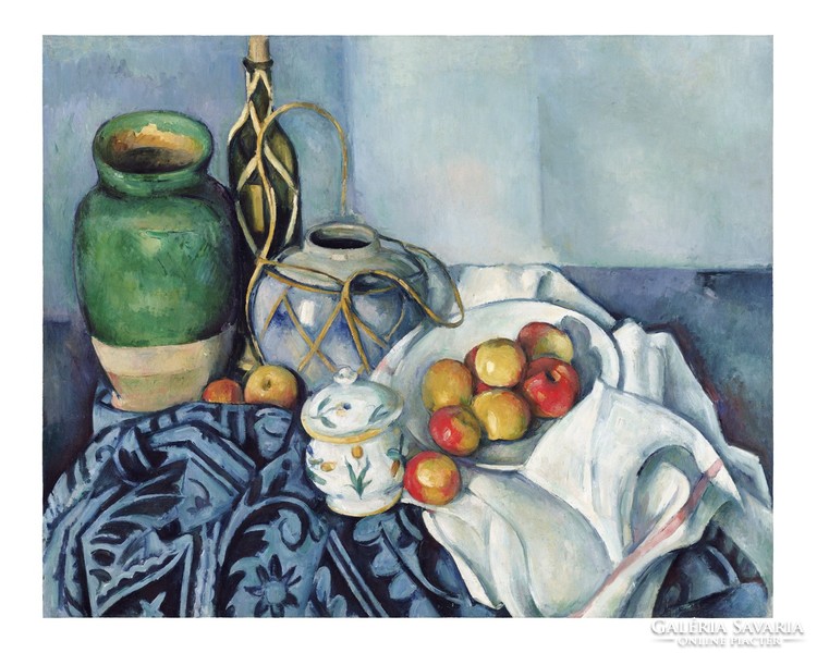 Paul cézanne still life with apples - reprint