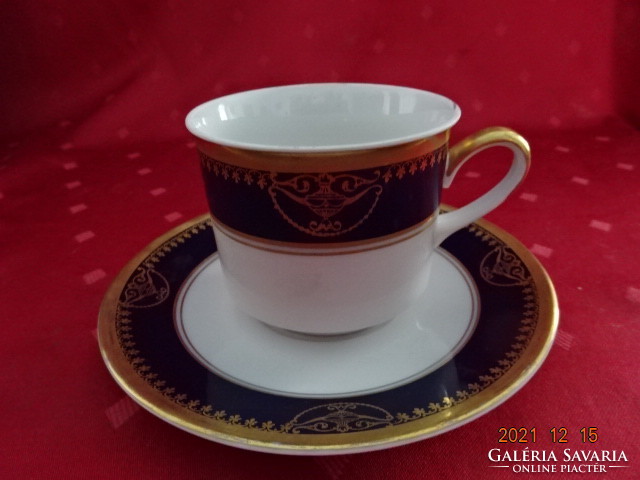 Sabina loucky Czechoslovak porcelain teacup + placemat. He has!