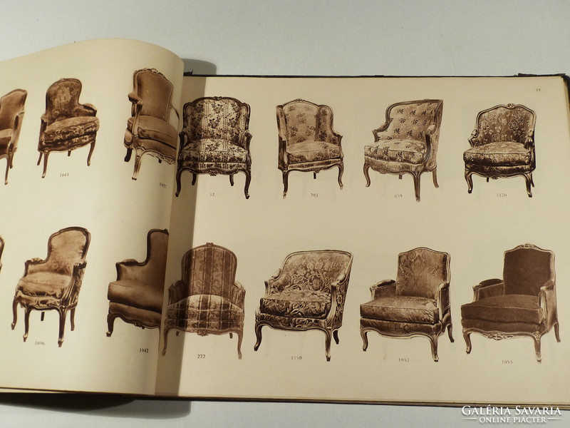 Furniture catalog with rich images