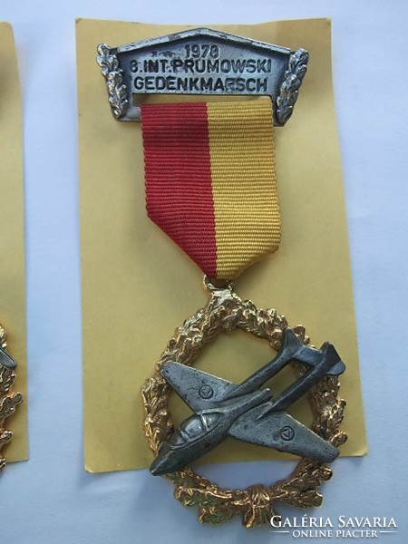 Brumowski repülős kitüntetés-érdemérem 1976 német
