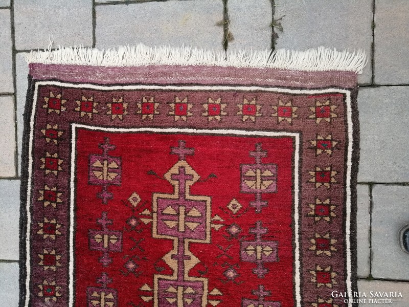 Afgán nomád kézi csomózású szőnyeg szép tiszta állapotban. Alkudható!