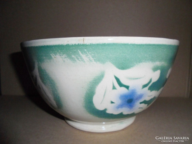 Retro soup bowl - granite small paste cs.K.Gy - 20 cm diameter - from the 1960s