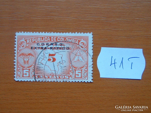 KOLUMBIA COLOMBIA TÉRKÉP 41T