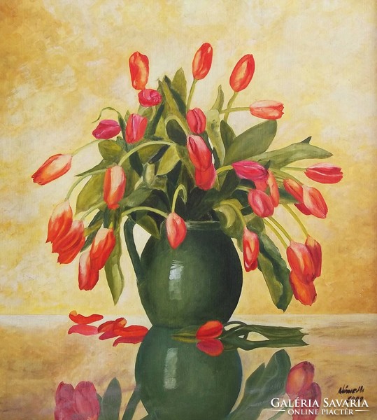 Csendélet tulipánokkal