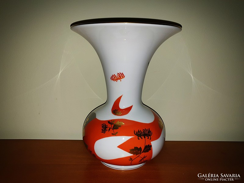 Herend sp painted vase! Master painter signatory!