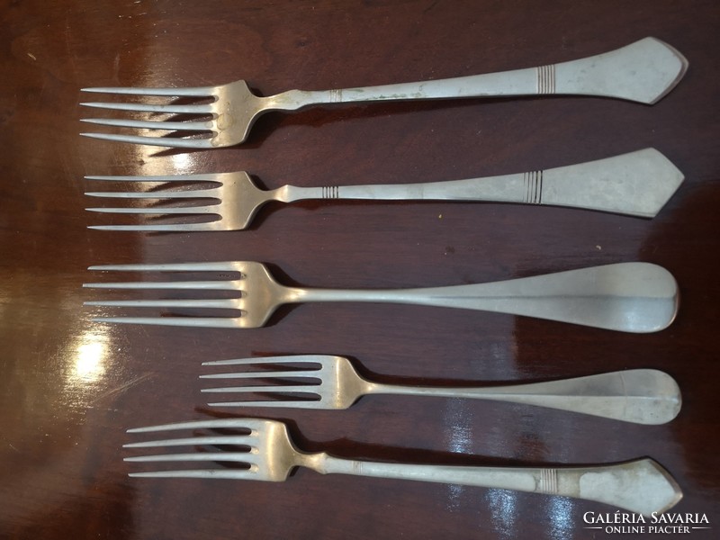 Old alpaca antique forks for replacement 5 pcs