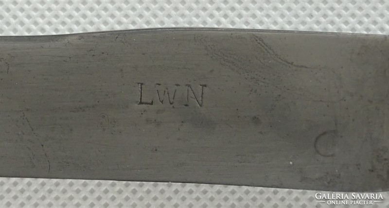 0S265 old marked silver knife set 12 pcs 450g