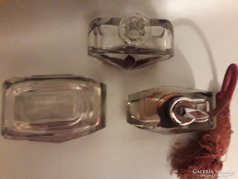 Karl Palda pipere parfümös szett üveg három részes kis lepattanásokkal
