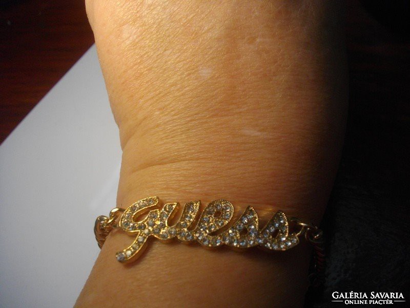 Guess, copy, - gold-plated bracelet