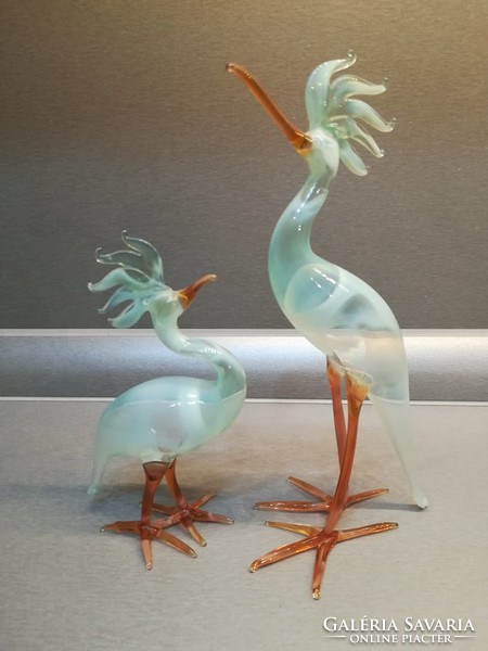 Couple of Murano zanetti birds
