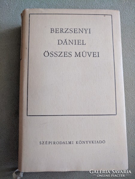 All works by Daniel Berzsenyi (1968)